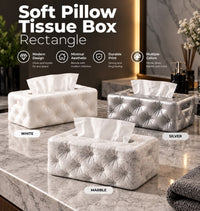 Soft Pillow-Style Tissue Box
