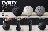 Twisty fidget ball