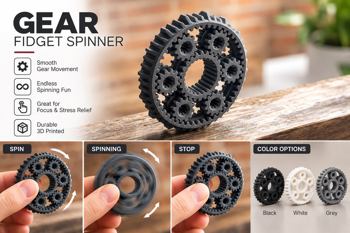 Gear fidget spinner